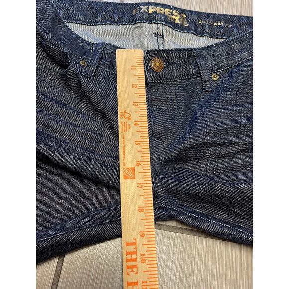 y2k grunge streetwear rodeo western cowgirl Express Stella bootcut jeans sz 8R - Picture 7 of 11